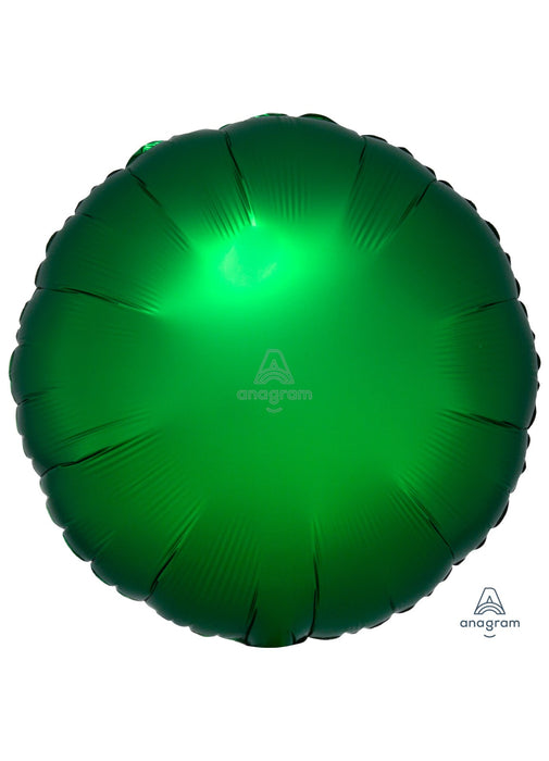 Satin Emerald Green Circle Balloon