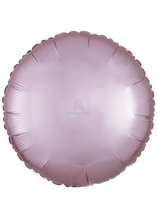 Satin Pastel Pink Circle Balloon