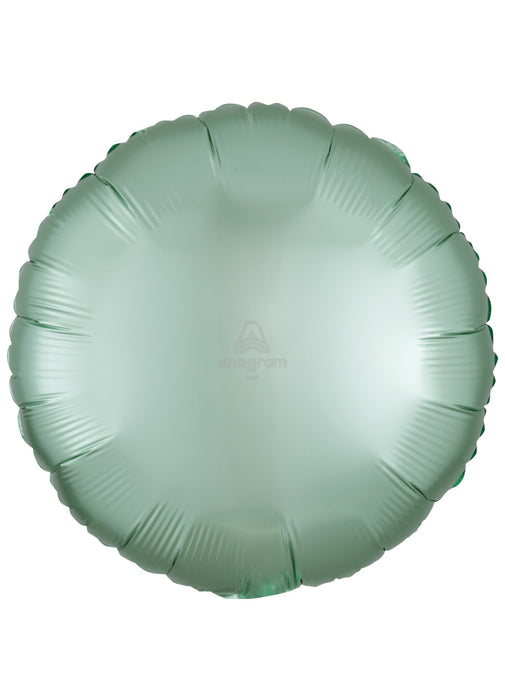 Satin Mint Green Round Balloon