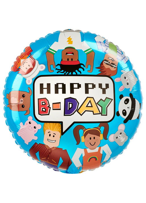 Party Town Birthday Foil Balloon