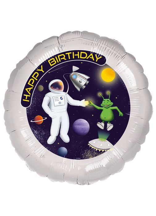 Happy Birthday Space Party Balloon