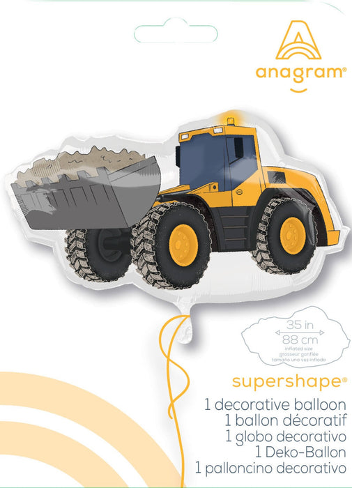 Digger Large Foil Balloon