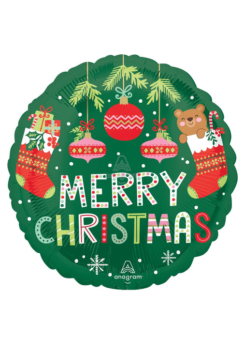 Merry Christmas Foil Balloon