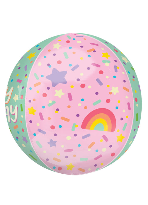 Birthday Spinkles Orbz Balloon