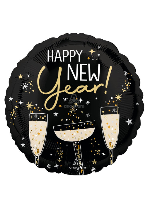 Bubbly New Year Foil Balloon