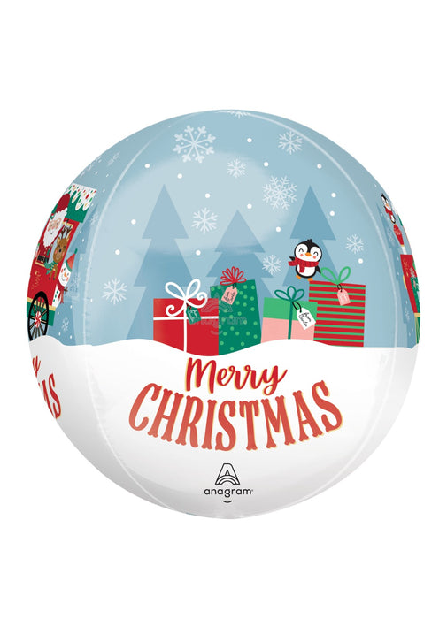North Pole Express Christmas Orbz Balloon
