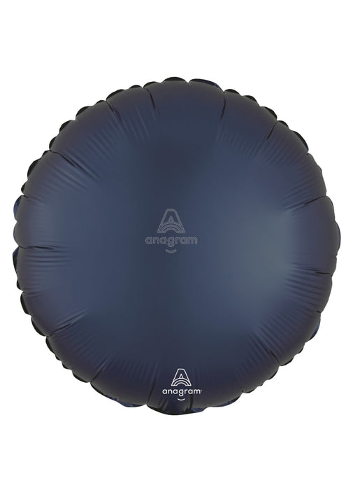 Satin Navy Circle Balloon