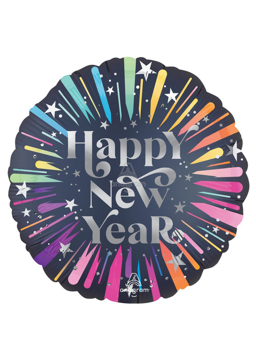 Satin New Year Blast Foil Balloon