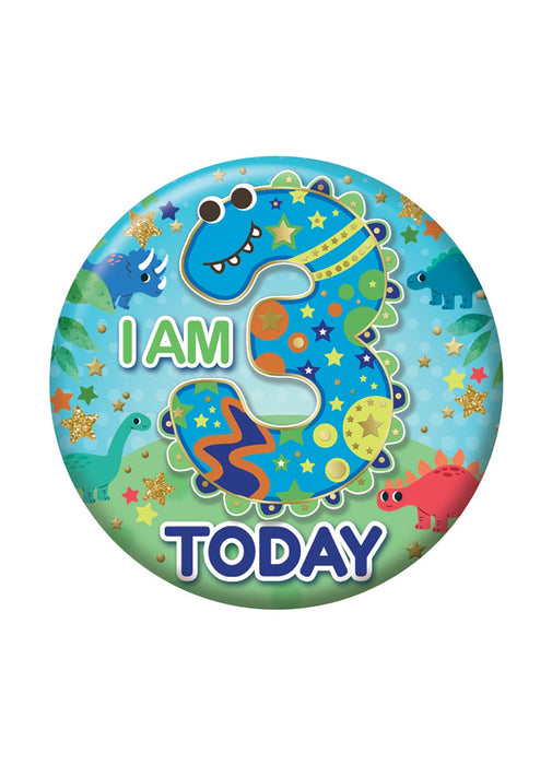 Age 3 Boy Small Badge
