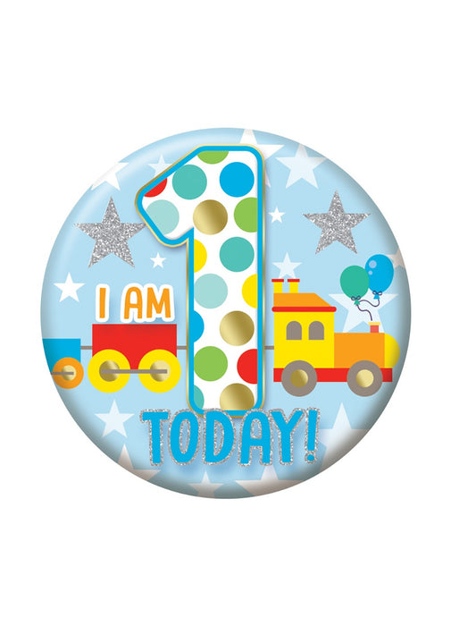 Age 1 Boy Small Badge