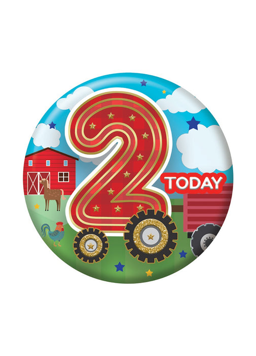 Age 2 Boy Small Badge