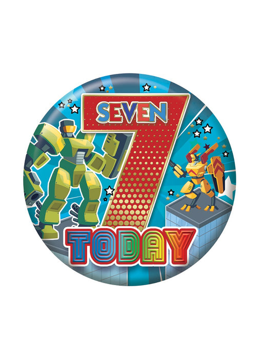 Age 7 Boy Small Badge