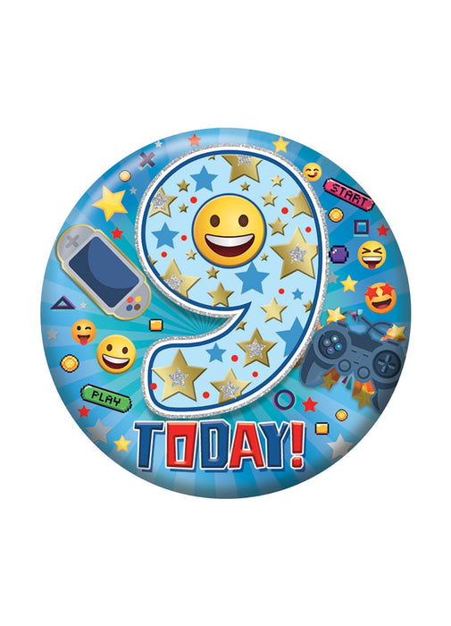 Age 9 Boy Small Badge