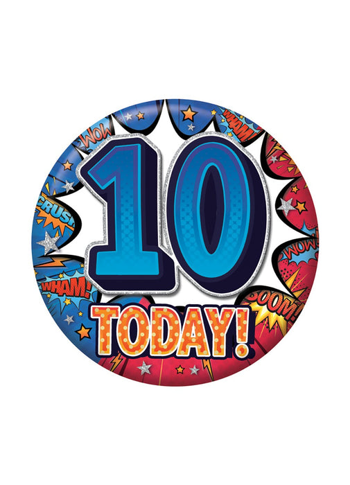 Age 10 Boy Small Badge