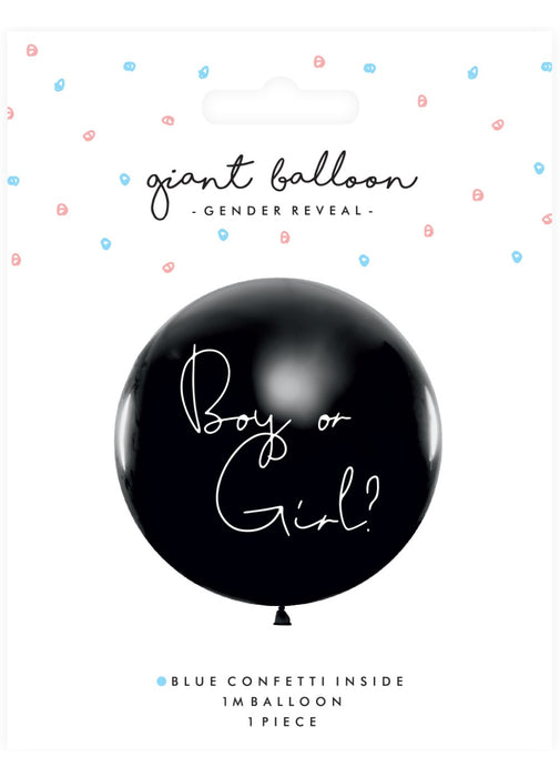 Blue Gender Reveal Latex Balloon