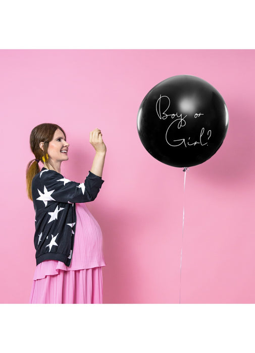 Pink Gender Reveal Latex Balloon