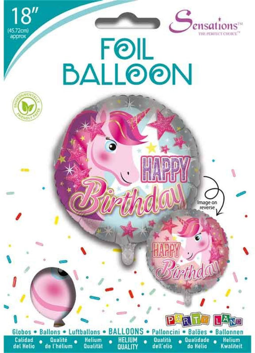 Unicorn Birthday Foil Balloon