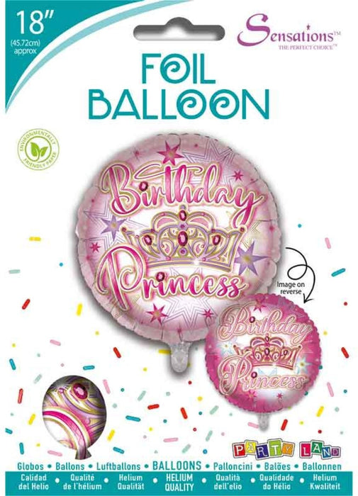 Birthday Princess Foil Balloon