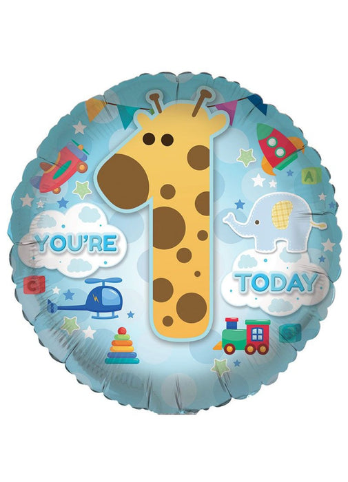Age 1 Boy Foil Balloon