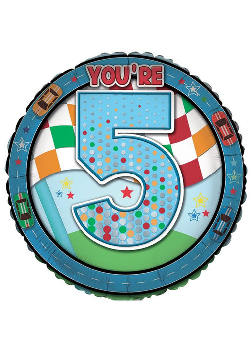 Age 5 Boy Foil Balloon