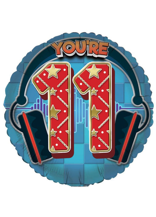 Age 11 Boy Foil Balloon