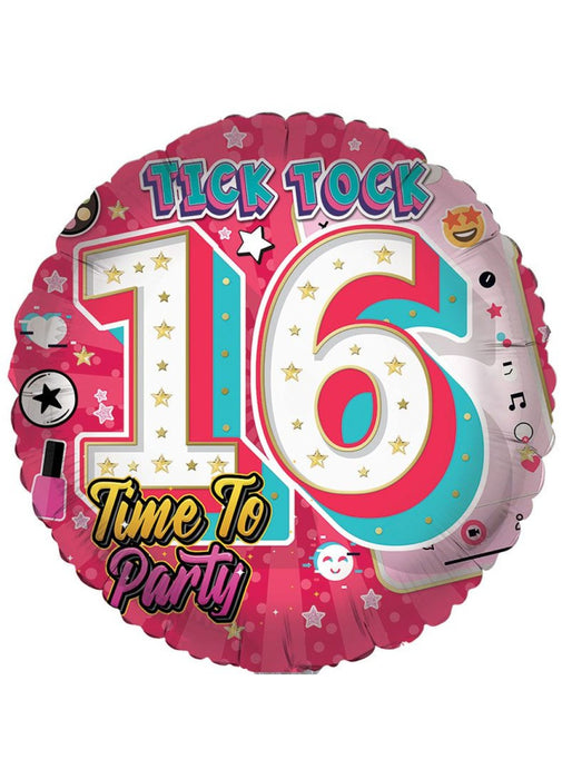 Age 16 Girl Foil Balloon