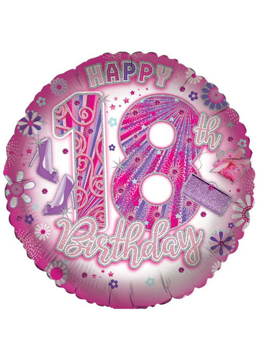 Age 18 Girl Foil Balloon