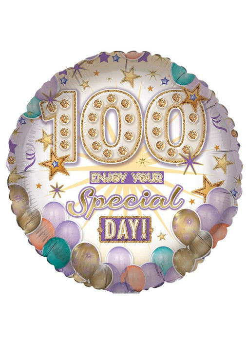 100th Birthday Generic Foil Balloon