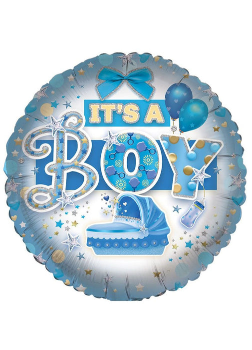 It's A Boy Foil Balloon