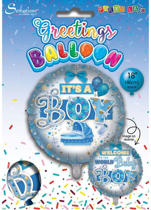 It's A Boy Foil Balloon