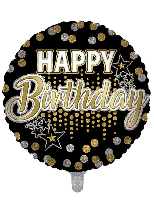 Happy Birthday Dots Foil Balloon