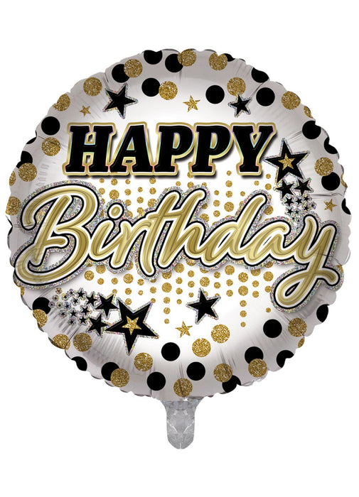 Happy Birthday Dots Foil Balloon
