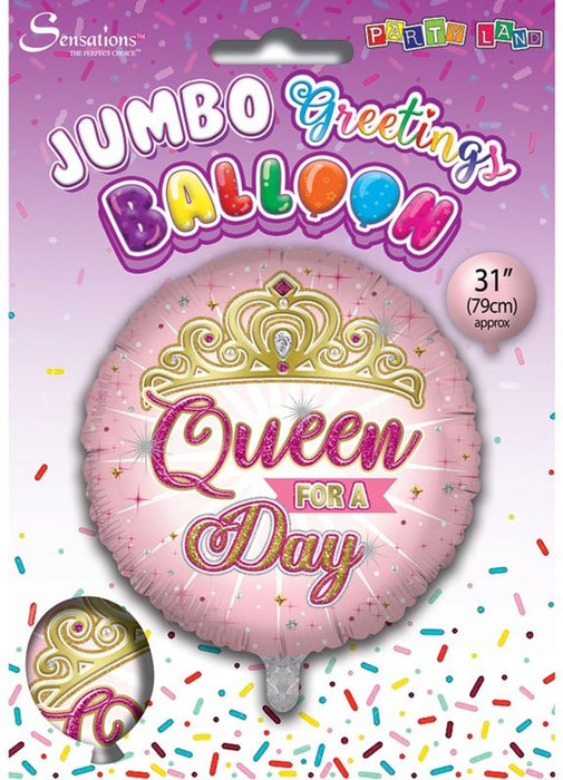 Queen for a Day Jumbo Foil Balloon
