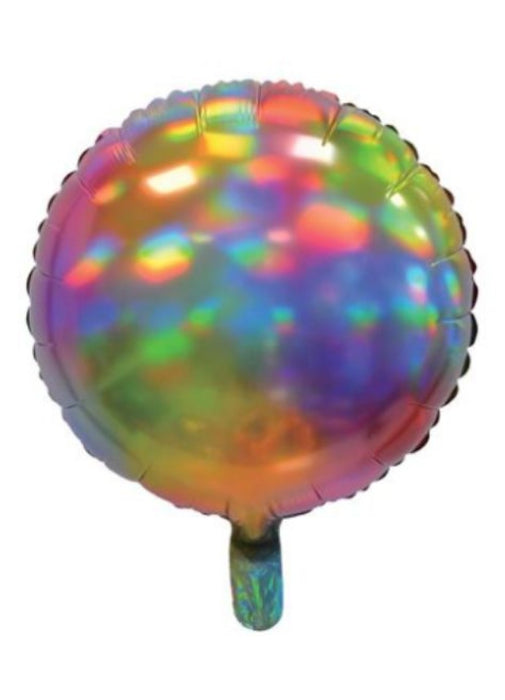 Iridescent Rainbow Circle Balloon