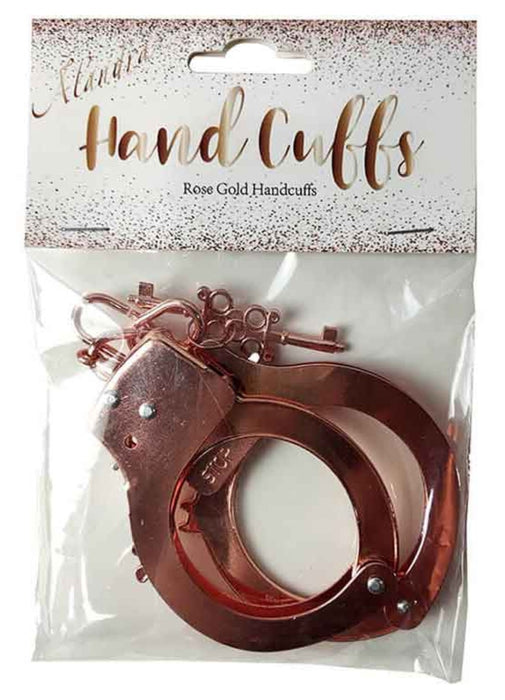 Rose Gold Metal Hand Cuffs