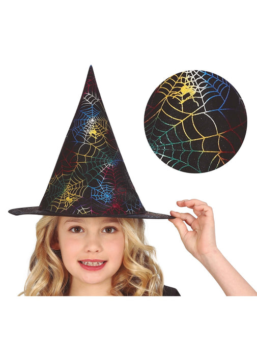 Child's Spiderweb Witch Hat