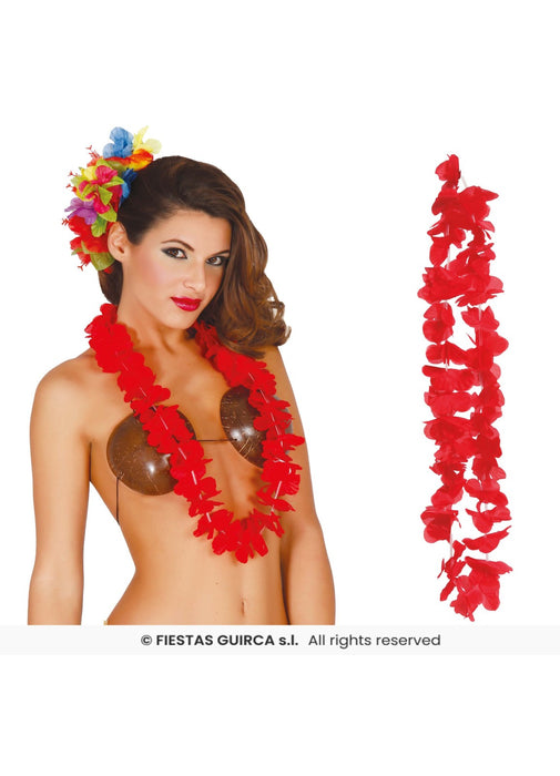 Red Hawaiian Lei