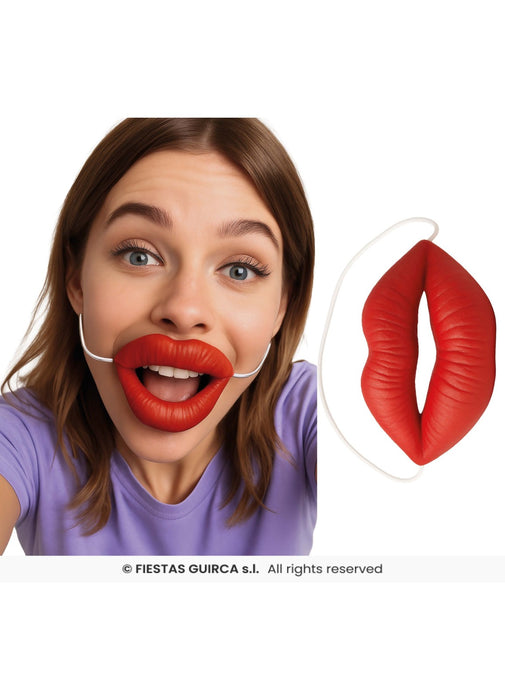 Grotesque Latex Lips