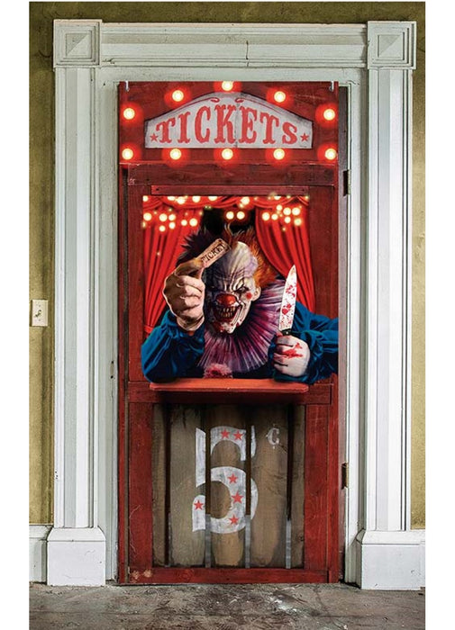 Horror Clown Door Decoration