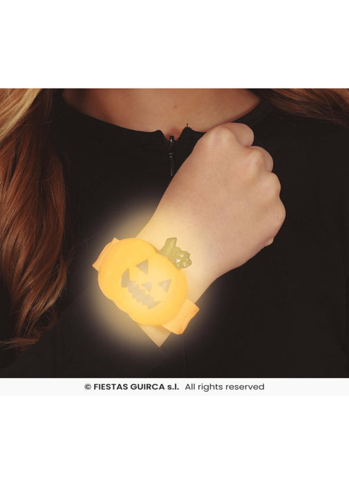 Light Up Pumpkin Wristband