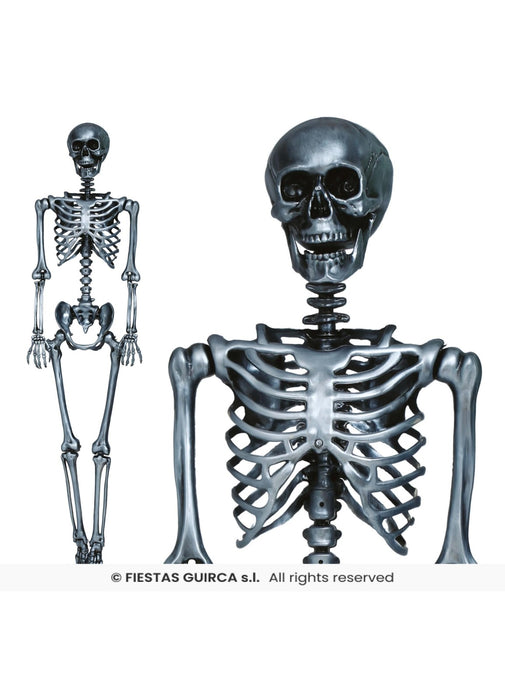 Silver Skeleton Decoration 160cm