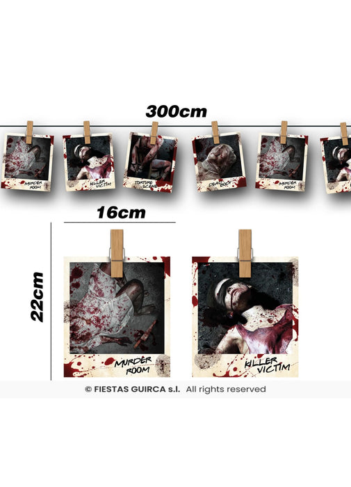 Crime Scene Photo Garland