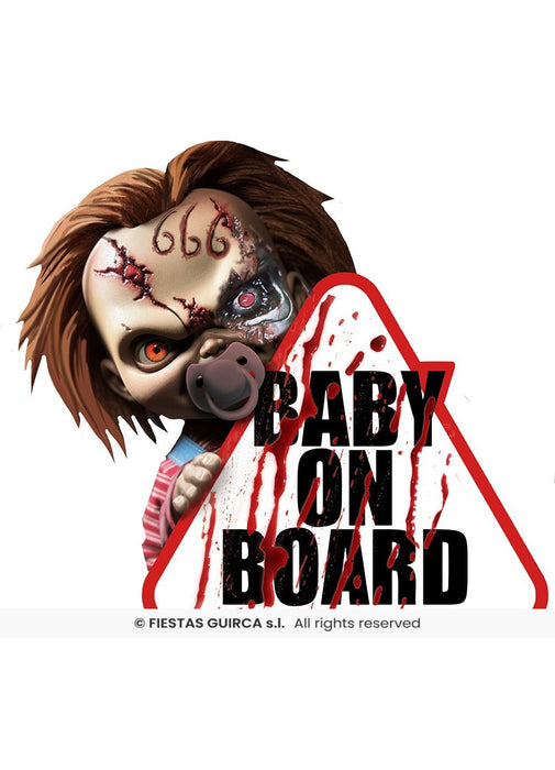 Horror Baby On Board Sticker