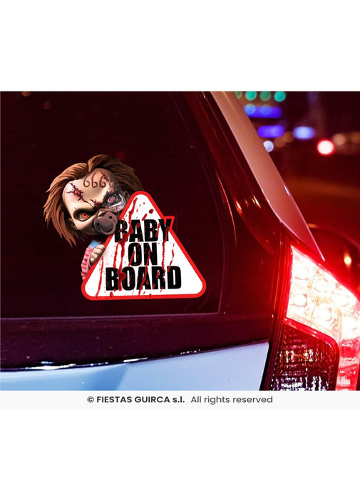 Horror Baby On Board Sticker