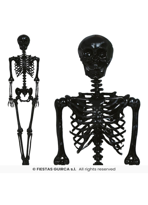 Black Skeleton Decoration 90 cm