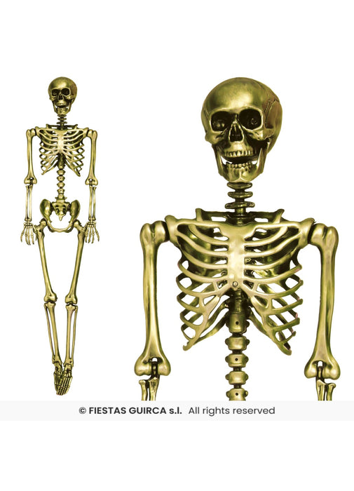 Gold Skeleton Decoration 90 cm