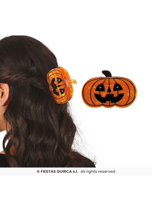 Pumpkin Claw Clip