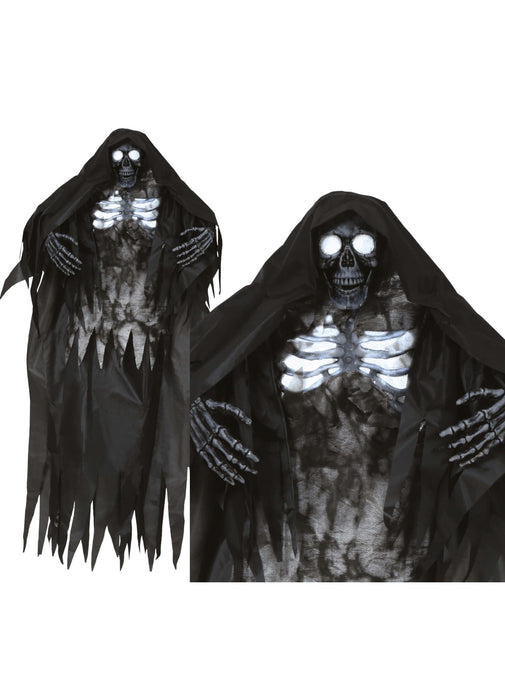 Hanging Skeleton with Light & Sound