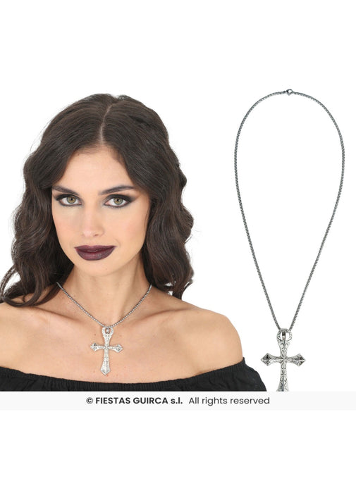 Metal Cross Necklace