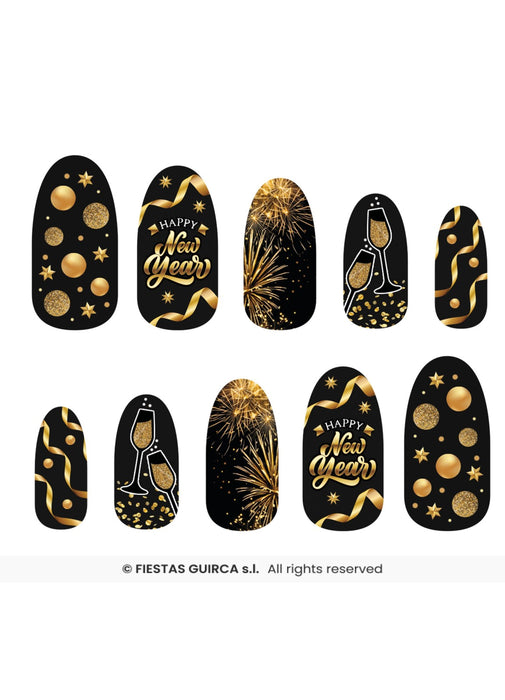 Happy New Year Nails 12pk